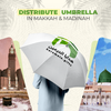 Distribute Umbrella In Makkah & Madinah